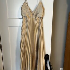 Abercrombie & Fitch Cream Maxi Dress